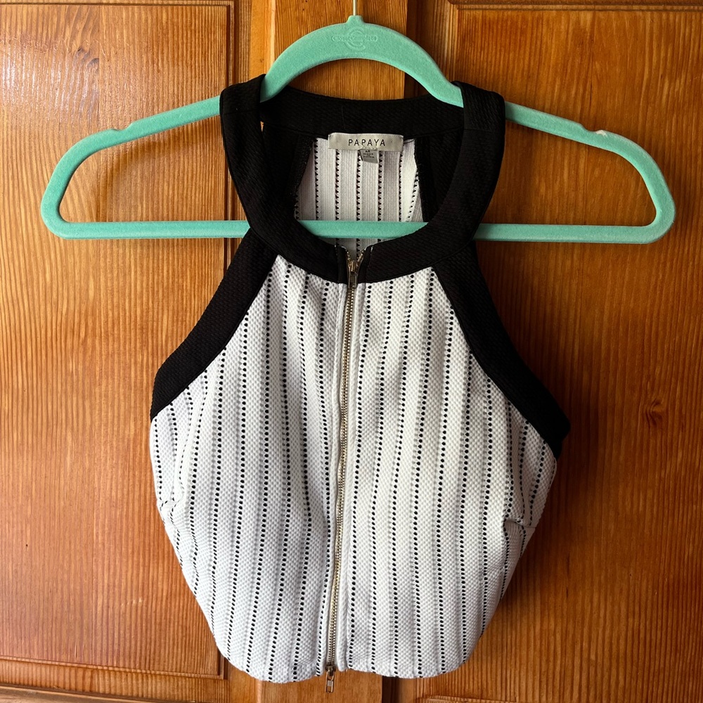Papaya Halter Top